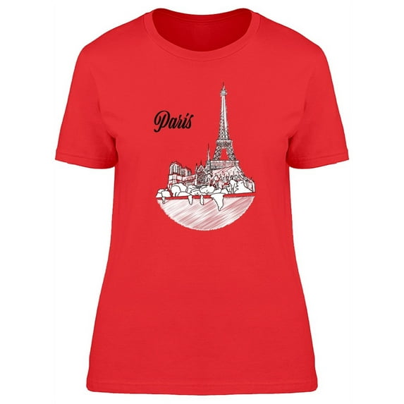 Frozen Paris Landscape T-Shirt Women -Image by Shutterstock, Female x-Large