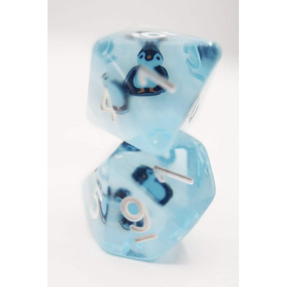 Frozen Penguin RPG Dice Set