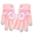 thumbnail image 1 of Frozen Princess Children'S Gloves Winter Cartoon Warm Baby Girls Five-Finger Gloves(5-12 Years Old）, 1 of 5