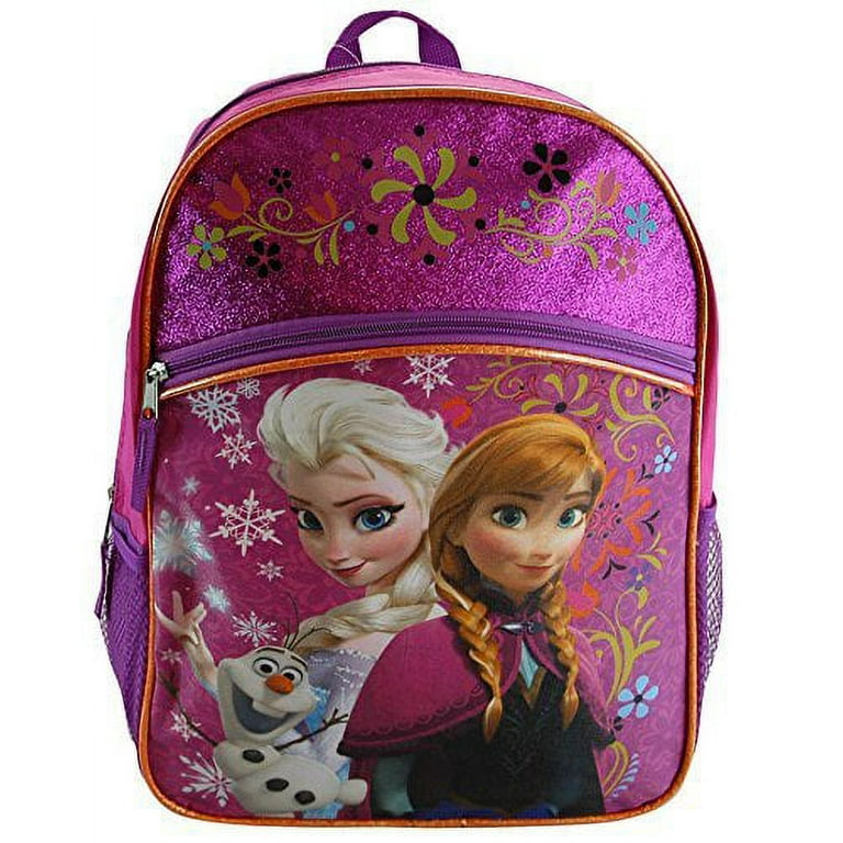 Frozen Princess Elsa & Anna Backpack, Large 16 School Bag Frozen Princess Elsa & Anna Backpack, Large 16 School Bag