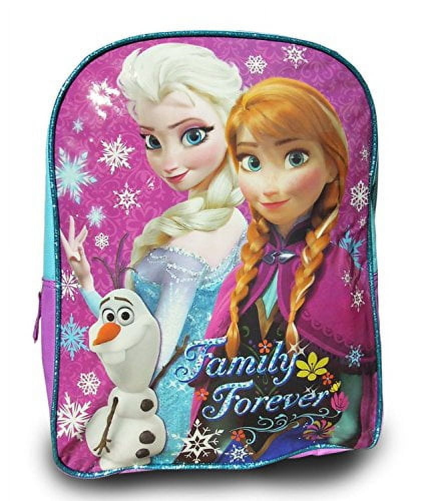 Frozen Princess Elsa Sparkle Backpack, Large 15 School Bag Frozen Princess Elsa Sparkle Backpack, Large 15 School Bag