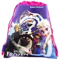 thumbnail image 1 of Frozen Purple Drawstring Bag, 1 of 3