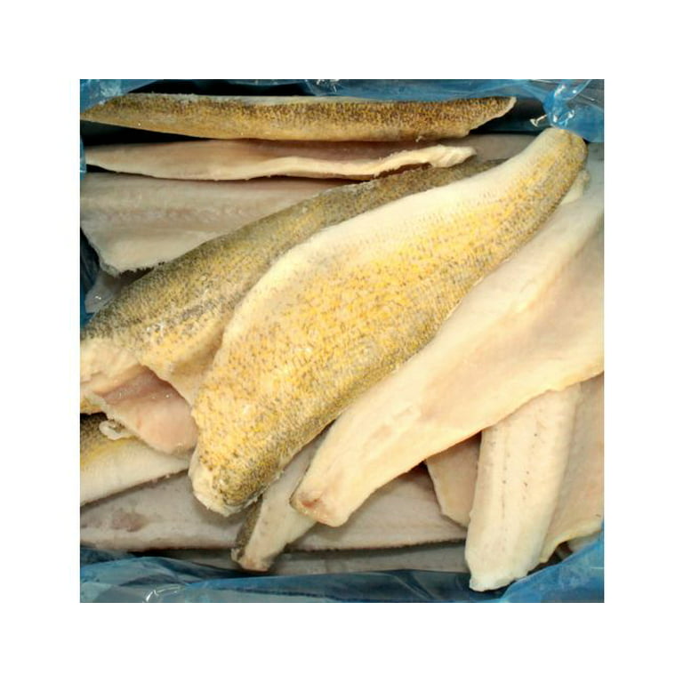 Frozen Seafood 10 To 12 Ounce Walleye Fillet, 11 Pound - 1 each.