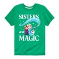 thumbnail image 1 of Frozen - Sister Are Magic - Toddler And Youth Short Sleeve Graphic T-Shirt, 1 of 5