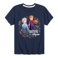 thumbnail image 1 of Frozen - Sisters Always - Toddler And Youth Short Sleeve Graphic T-Shirt, 1 of 5