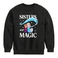 thumbnail image 1 of Frozen - Sisters Are Magic - Toddler And Youth Crewneck Fleece Sweatshirt, 1 of 5