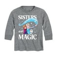 thumbnail image 1 of Frozen - Sisters Are Magic - Toddler And Youth Long Sleeve Graphic T-Shirt, 1 of 5