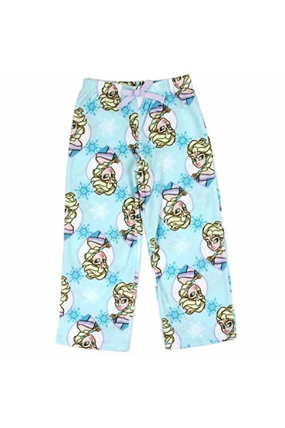 Frozen Sisters Elsa Follow The Journey Lounge Pants Pajamas (8) Blue