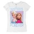 thumbnail image 1 of Frozen - Sisters Forever Girls Youth T-Shirt - Youth Medium, 1 of 1