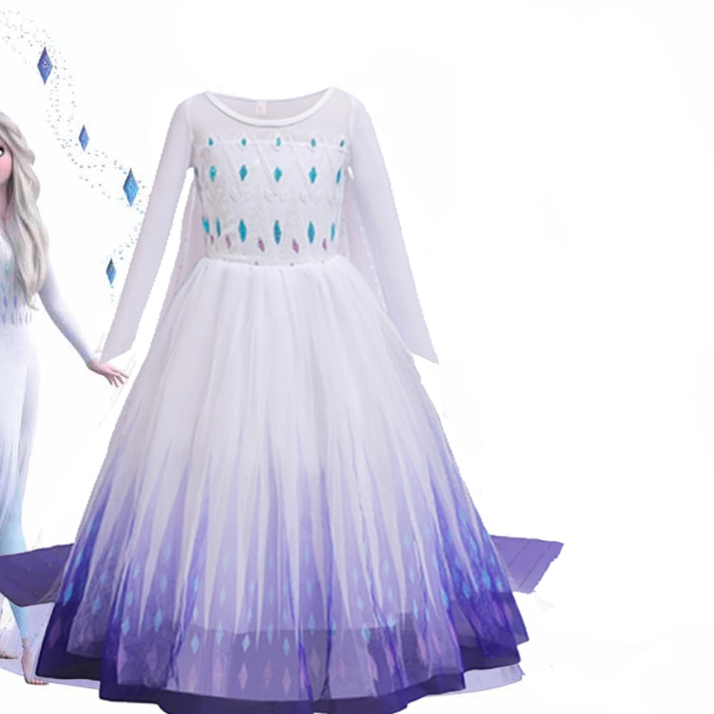Frozen Snow Queen Elsa Dress Halloween Costume