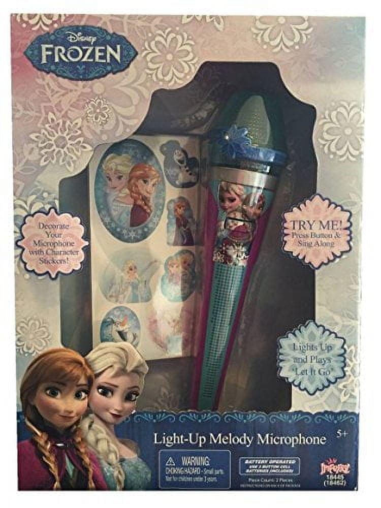 Frozen Sparkling Ice Light Up Melody Microphone