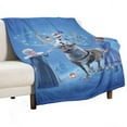 Frozen Springtime Sherpa Throw Blanket Measures 30 X 50 Inches, Kids
