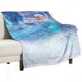 Frozen Springtime Sherpa Throw Blanket Measures 30 X 50 Inches, Kids
