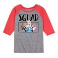 thumbnail image 1 of Frozen - Squad - Toddler And Youth Raglan Graphic T-Shirt, 1 of 6