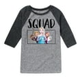 thumbnail image 1 of Frozen - Squad - Toddler And Youth Raglan Graphic T-Shirt, 1 of 5