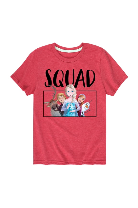 Frozen - Squad - Toddler And Youth Short Sleeve Graphic T-Shirt