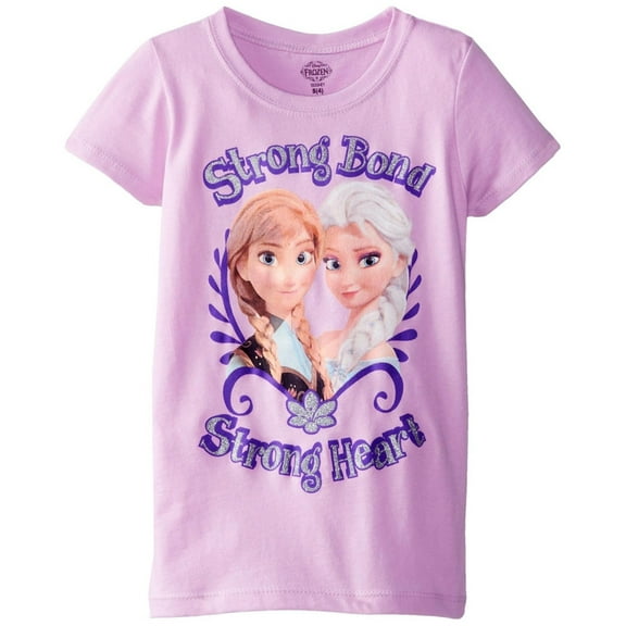 Frozen - Strong Bond Strong Heart Girls Youth T-Shirt - Youth Medium