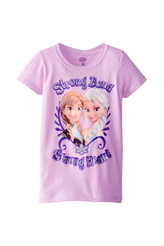 Frozen - Strong Bond Strong Heart Girls Youth T-Shirt - Youth Small