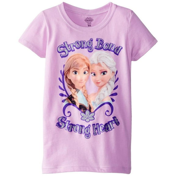 Frozen - Strong Bond Strong Heart Girls Youth T-Shirt - Youth X-Large