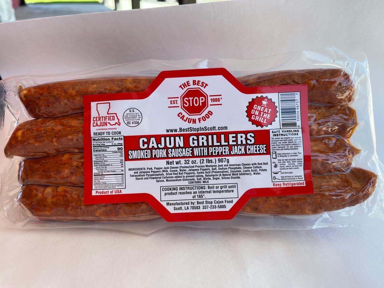 Frozen The Best Stop Smoked Pepper Jack Grillers