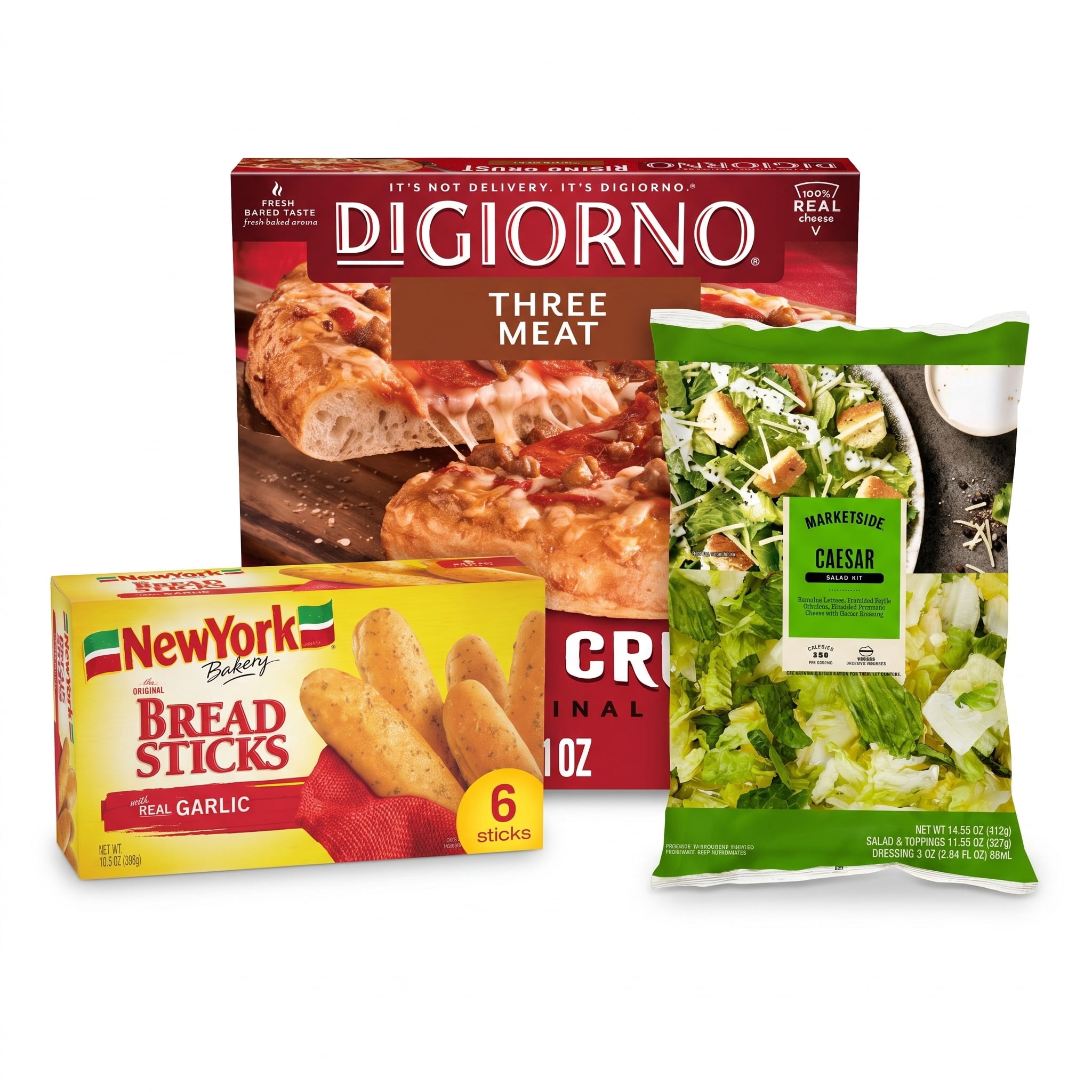 Frozen Three Meat Pizza Meal