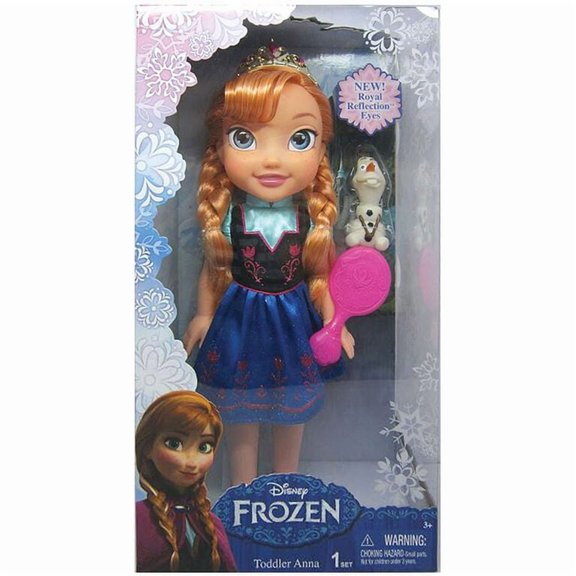 Frozen Toddler Anna Doll with Olaf, 15" (Ages 3–5)