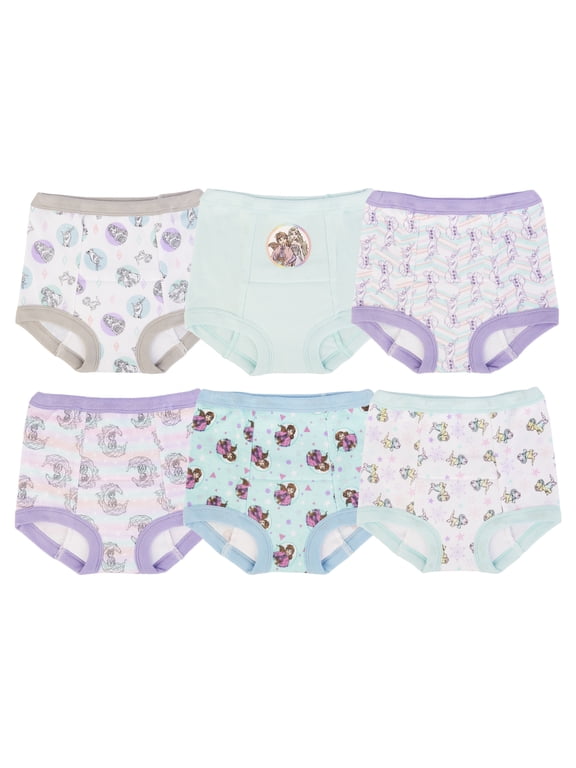 Toddler Girls' Training Pants, 6 - Pack, Sizes 2T-3T