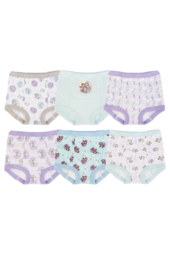 Toddler Girls' Training Pants, 6 - Pack, Sizes 2T-3T