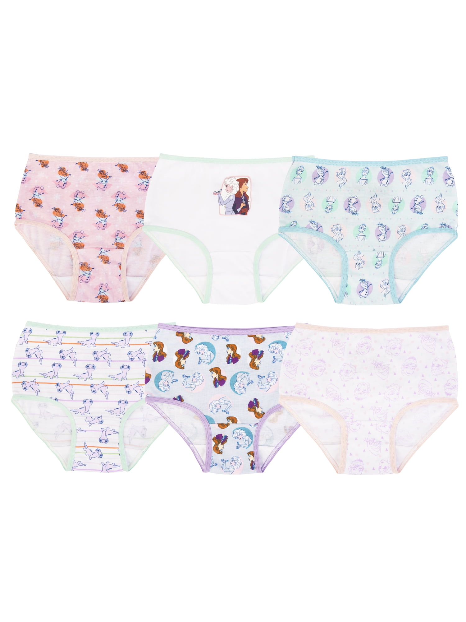 6-Pack REEBOK Toddler Girls Size 2T/3T Seamless HIPSTER Underwear
