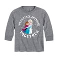 thumbnail image 1 of Frozen - We Can Face Anything - Toddler And Youth Long Sleeve Graphic T-Shirt, 1 of 5