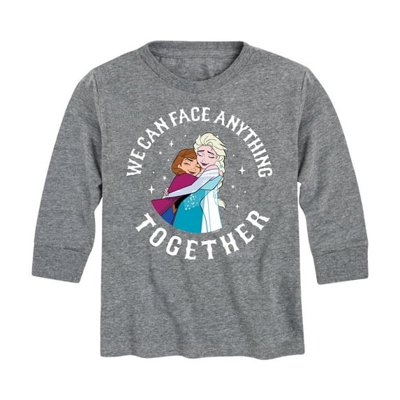Frozen - We Can Face Anything - Toddler And Youth Long Sleeve Graphic T-Shirt