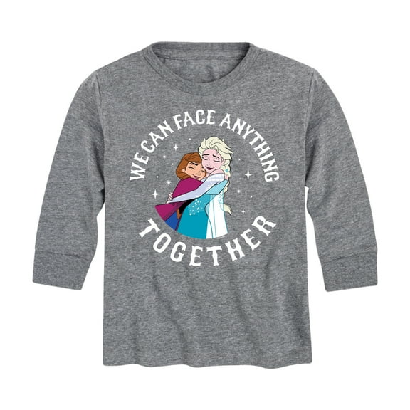 Frozen - We Can Face Anything - Toddler And Youth Long Sleeve Graphic T-Shirt