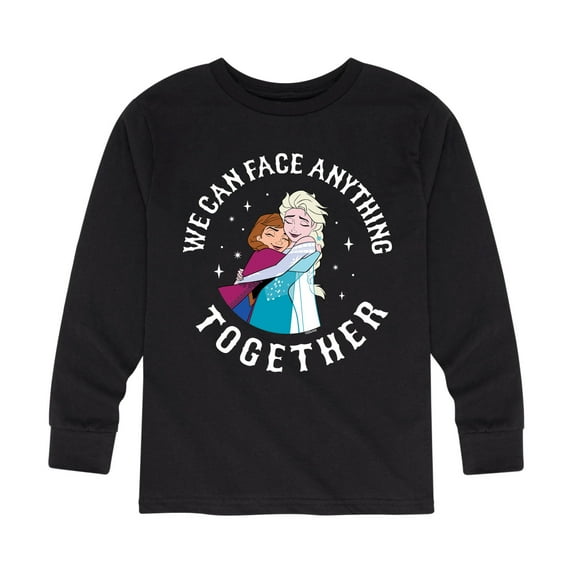 Frozen - We Can Face Anything - Toddler And Youth Long Sleeve Graphic T-Shirt