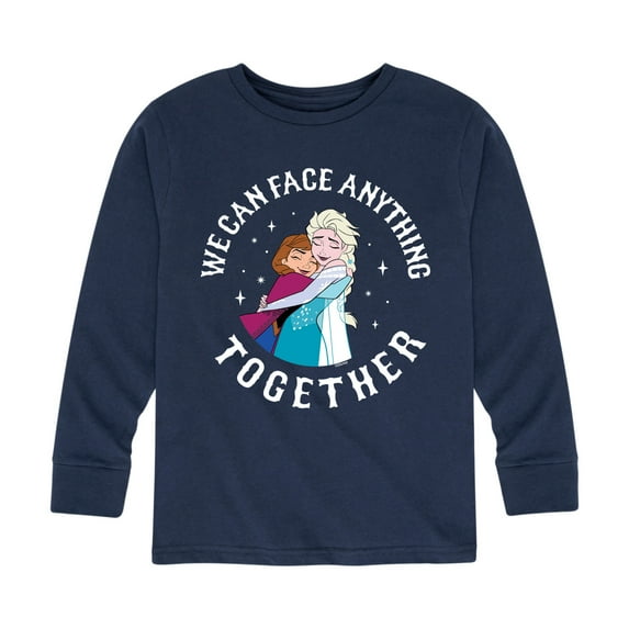 Frozen - We Can Face Anything - Toddler And Youth Long Sleeve Graphic T-Shirt