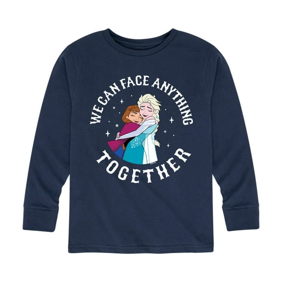 Frozen - We Can Face Anything - Toddler And Youth Long Sleeve Graphic T-Shirt