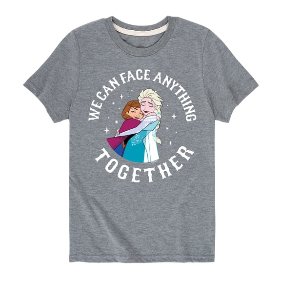Frozen - We Can Face Anything - Toddler And Youth Short Sleeve Graphic T-Shirt