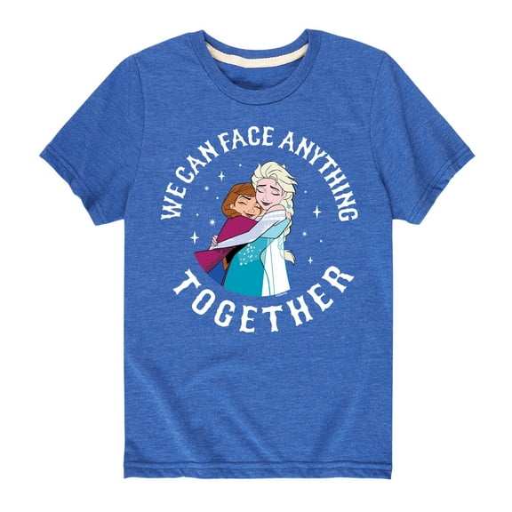 Frozen - We Can Face Anything - Toddler And Youth Short Sleeve Graphic T-Shirt