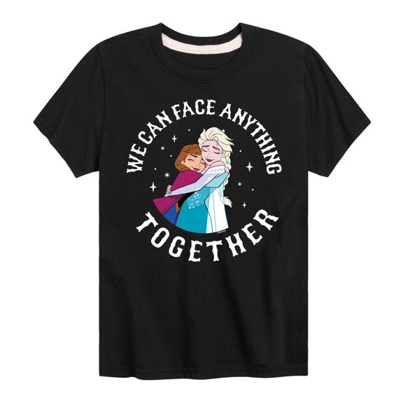 Frozen - We Can Face Anything - Toddler And Youth Short Sleeve Graphic T-Shirt