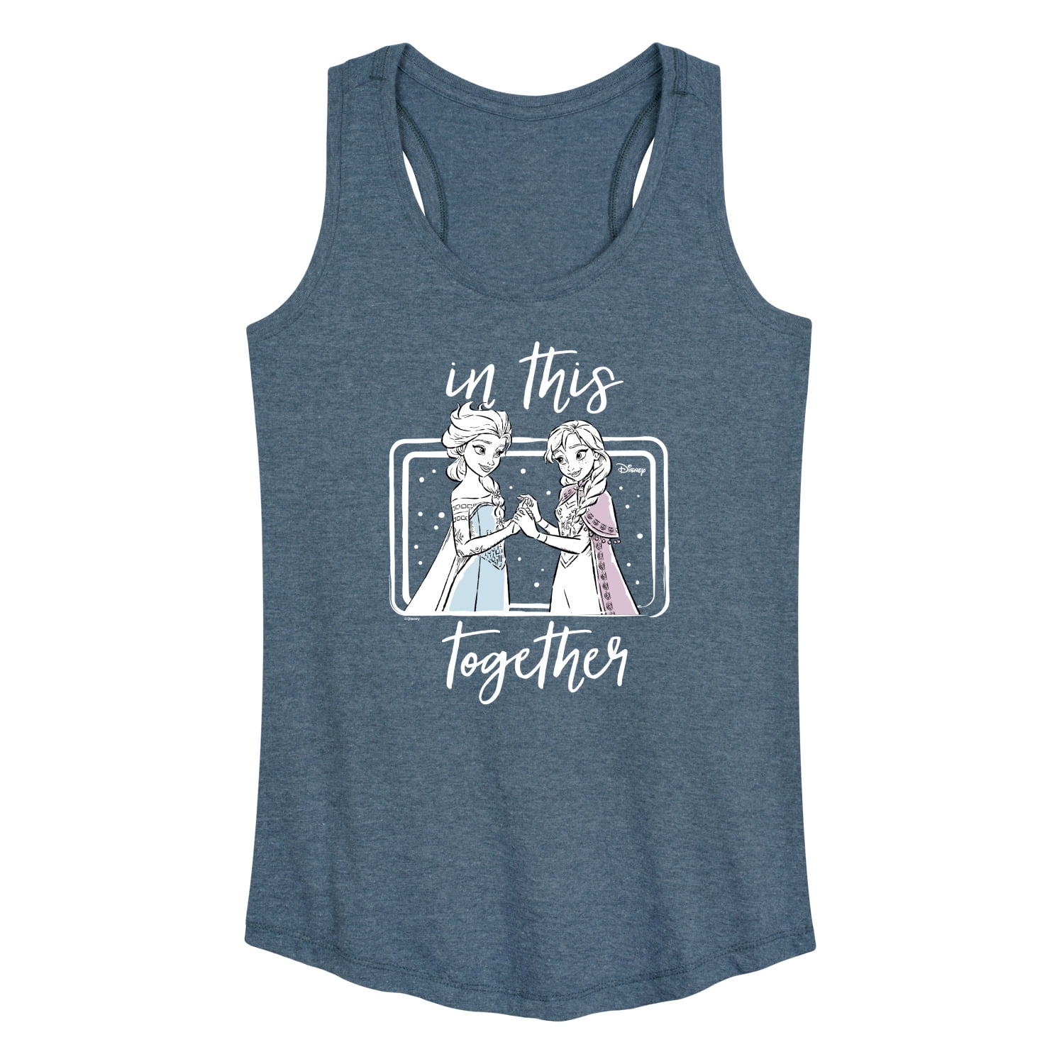 Frozen Winter Anna Elsa In This Together Women's Racerback