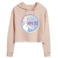thumbnail image 1 of Frozen - Winter - Beautiful In My Own Way - Juniors Cropped Pullover Hoodie, 1 of 5