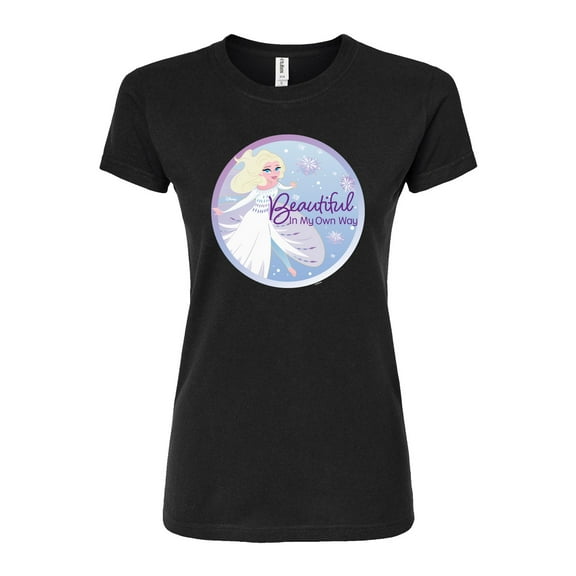 Frozen - Winter - Beautiful In My Own Way - Juniors Fitted Graphic T-Shirt