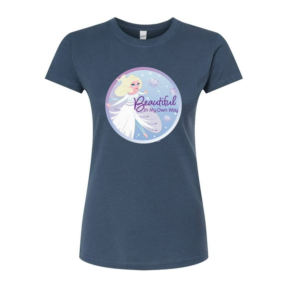 Frozen - Winter - Beautiful In My Own Way - Juniors Fitted Graphic T-Shirt