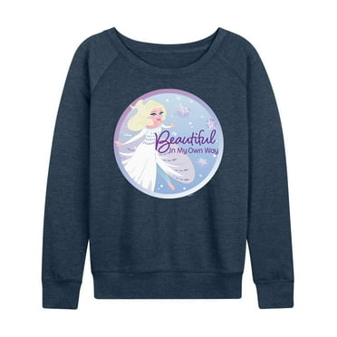 Frozen - Winter - Beautiful In My Own Way - Women's Lightweight French Terry Long Sleeve Shirt