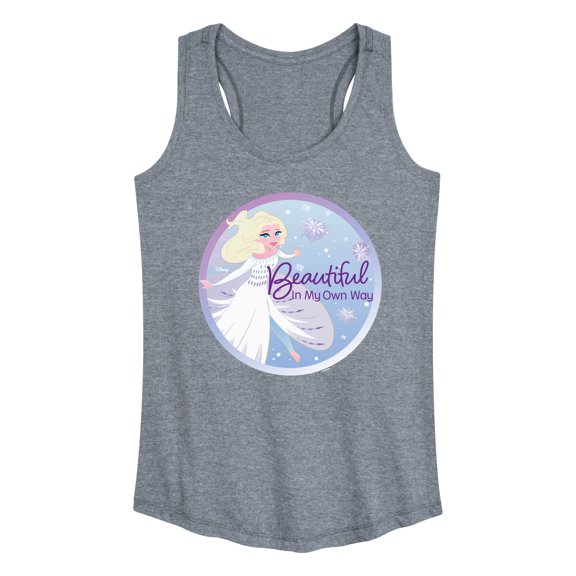 Frozen - Winter - Beautiful In My Own Way - Women's Racerback Tank Top