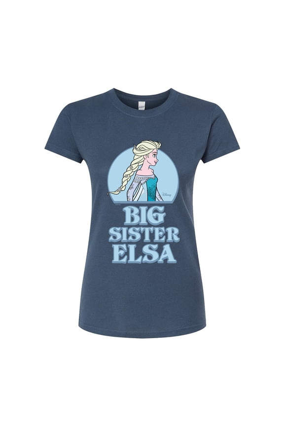 Frozen - Winter - Big Sister Elsa - Juniors Fitted Graphic T-Shirt