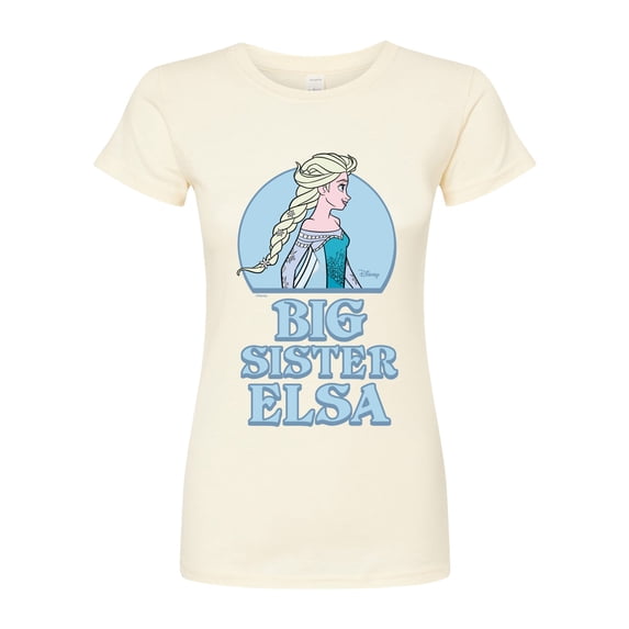 Frozen - Winter - Big Sister Elsa - Juniors Fitted Graphic T-Shirt