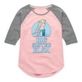 thumbnail image 1 of Frozen - Winter - Big Sister Elsa - Toddler & Youth Girls Raglan Graphic T-Shirt, 1 of 4