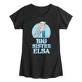 thumbnail image 1 of Frozen - Winter - Big Sister Elsa - Toddler & Youth Girls Short Sleeve Graphic T-Shirt, 1 of 5