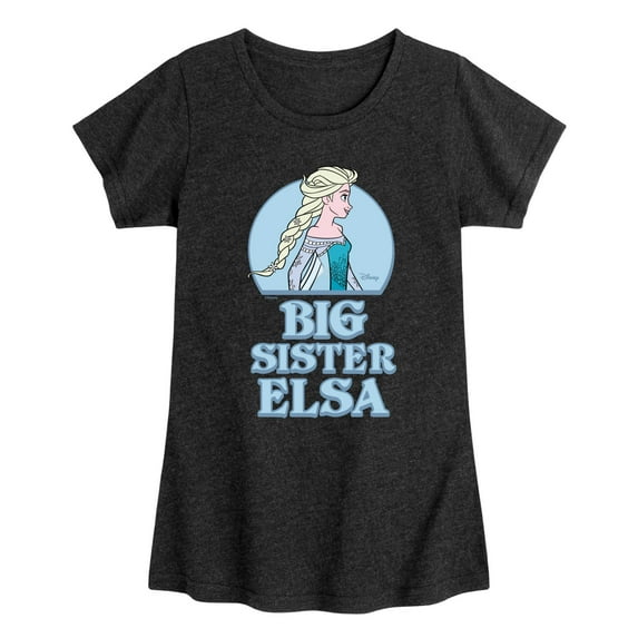 Frozen - Winter - Big Sister Elsa - Toddler & Youth Girls Short Sleeve Graphic T-Shirt