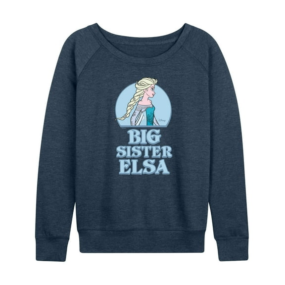 Frozen - Winter - Big Sister Elsa - Women's Lightweight French Terry Long Sleeve Shirt